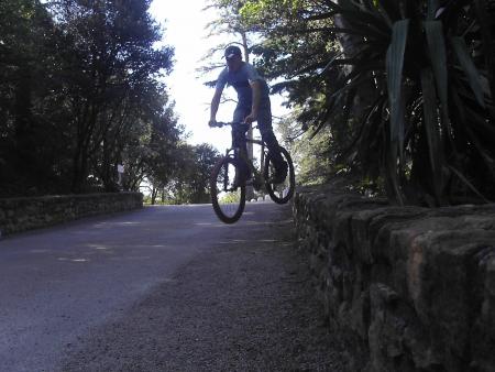 Jo en plein action